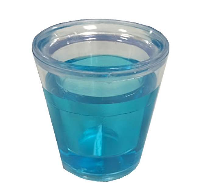 bargogo 巴果果 塑料雙層冰杯 45ml PGOB-01-BL, 藍色, 1個