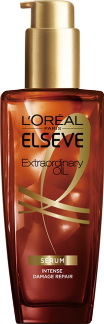 L'OREAL PARiS 巴黎萊雅 金緻護髮精油精華 含有6種珍稀花卉精萃 深層滋養髮絲 迅速滲透髮絲 長效保護 玫瑰精華成分 有效保濕並防止乾燥, 100ml, 1瓶