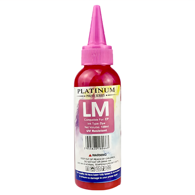 NEXTPAGE 台灣榮工 L800 Dye Ink 相容可填充染料墨水瓶 適用於 EPSON印表機 100ml, 淺紅色, 1瓶