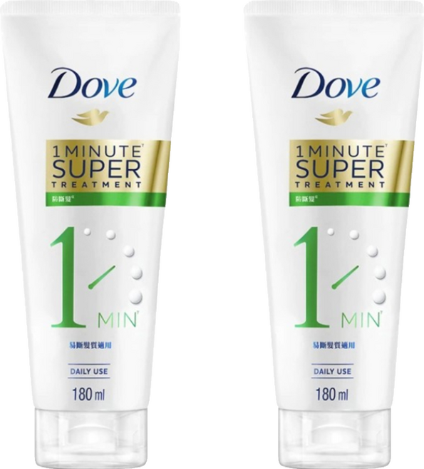 Dove 多芬 一分鐘護髮精華 防斷修護, 180ml, 2條