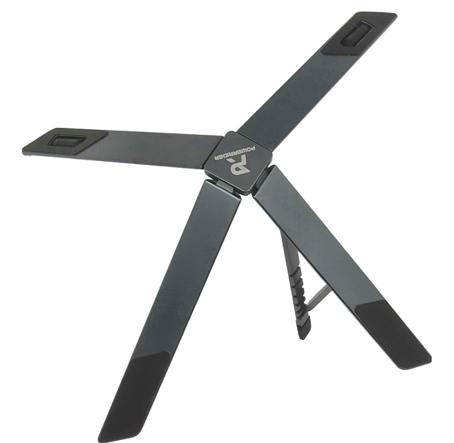 POWERRIDER X型鋁合金折疊筆電支架 PH306 153.7 x 22 x 22mm 155g, 深空灰, 1個