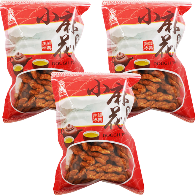品味食族 黑糖小麻花, 200g, 3包