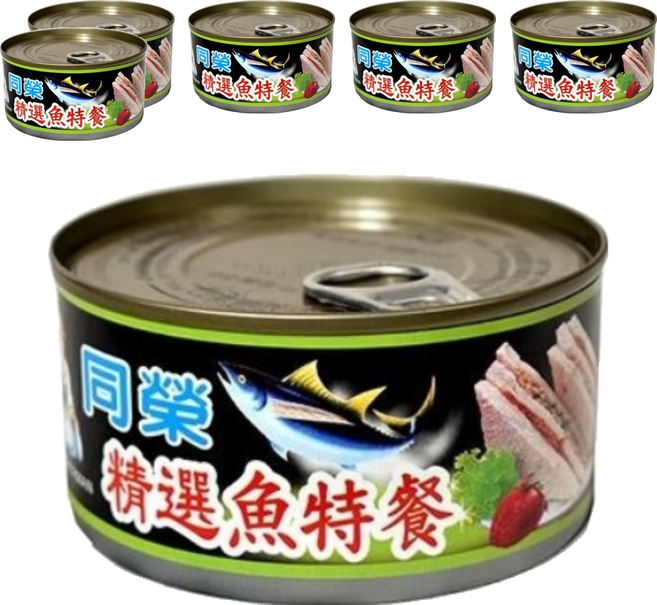 同榮 精選魚特餐, 185g, 6罐