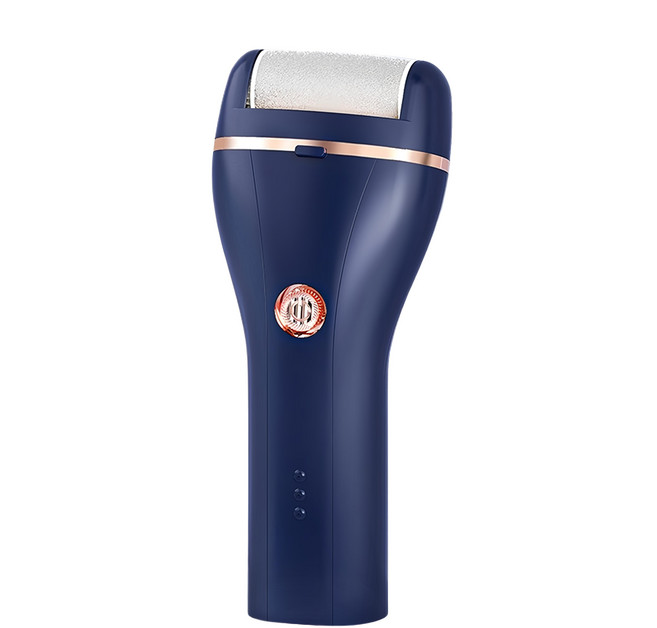 喵汪森林 電動USB充電磨腳器, 深藍色, 單一商品