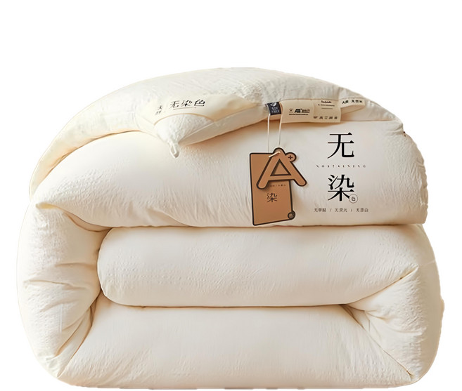 SC嚴選 無染超柔大豆纖維被 春秋被, 米白色