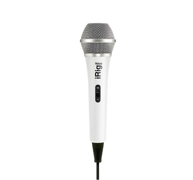iRig Voice IK MULTIMEDIA 行動裝置麥克風, iRig Voice White, 白色