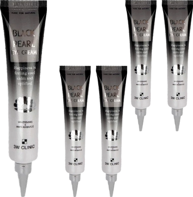 3W CLINIC 黑珍珠眼霜 40ml - 撫紋 賦活, 5條