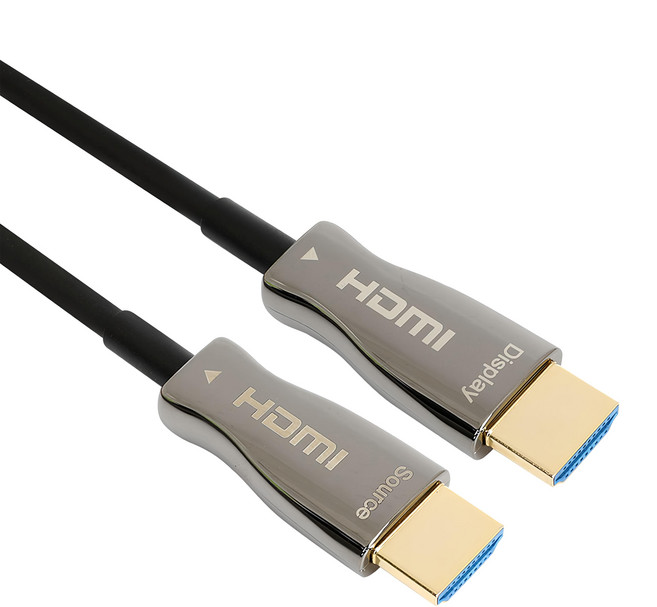 NAEXY 混合式光纖 HDMI v2.0 傳輸線 NX-HD20AOC-10M, 1個, 200mm