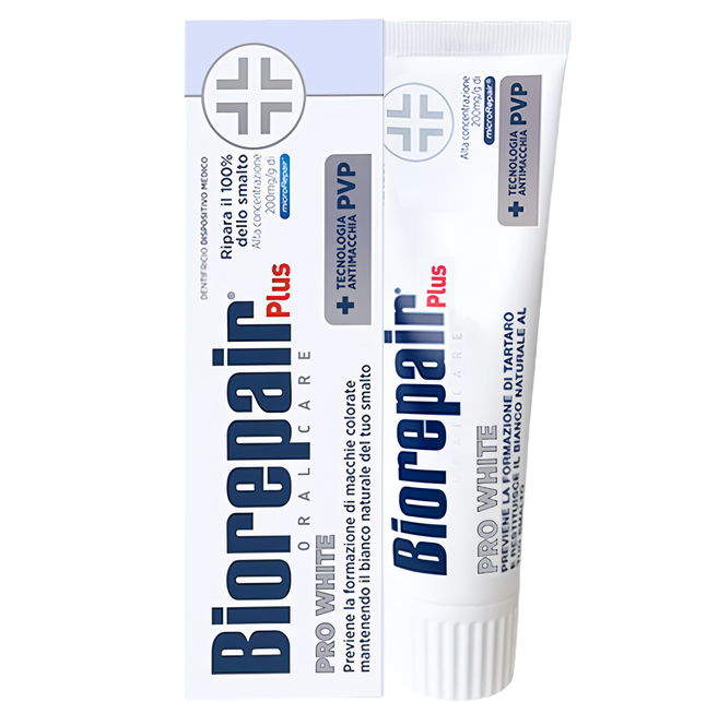 Biorepair 貝利達 亮白加強型牙膏, 75ml, 1條