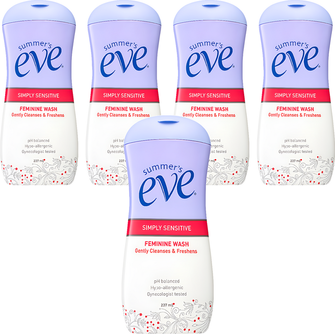 summer's eve 賦活美學浴潔露 全肌防護, 237ml, 5瓶