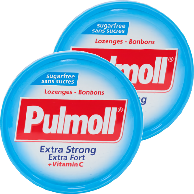Pulmoll 寶潤 無糖潤喉糖 超涼薄荷, 45g, 2盒