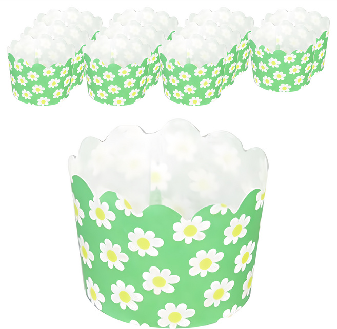 PEARL LIFE 珍珠金屬 紙杯蛋糕模具 12件組 D-2673 Petit Flower, 1組