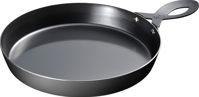 LEYE 披薩小鐵鍋 烤肉披薩盤 鐵材質 日本製造, 20cm, 1個