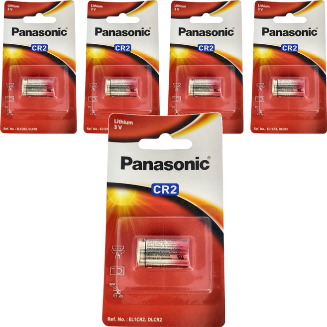 Panasonic 筒型鋰電池 CR2/1B, 1入, 5個