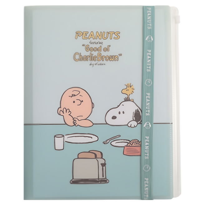 norns Peanuts 史努比6 + 1多功能資料夾 附束帶, 餐桌, 1個