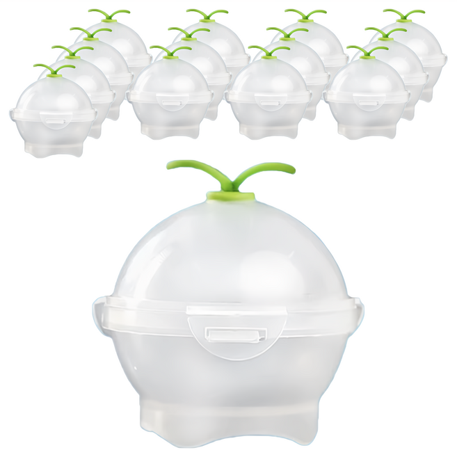 小麥購物 矽膠製冰球 Y742 10g, 灰色, 14個