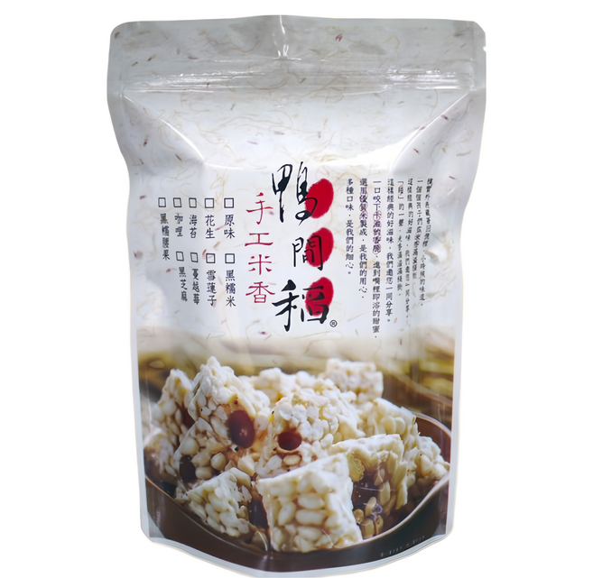 鴨間稻 手工米香 海苔, 120g, 1包