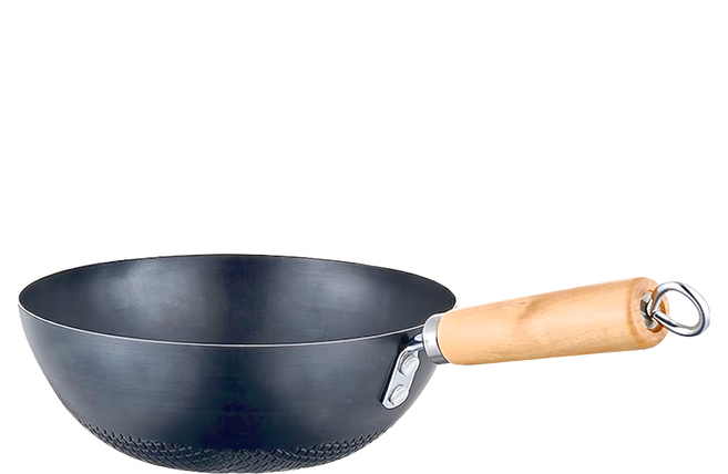 日式無塗層不沾小鐵鍋 - 精鐵材質 櫸木手柄, 1個