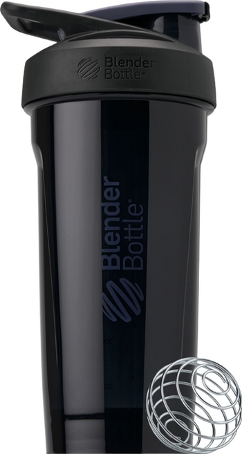 Blender Bottle Strada Tritan 鎖扣式搖搖杯, 午夜黑, 828ml, 1個