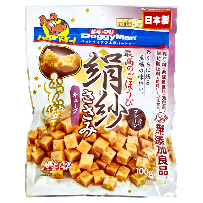 DoggyMan 多格漫 犬用絹紗雞胸肉塊, 原味, 100g, 1包