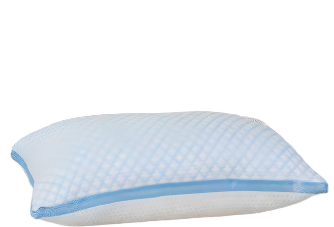 E-ROU 伊柔寢飾 冰絲獨立筒氧氣枕, 1個, 白色