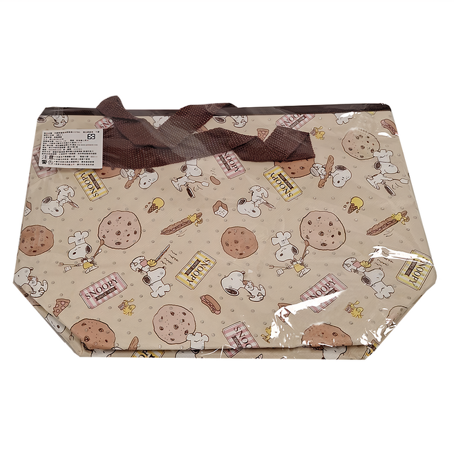 PEANUTS 史努比 手提保溫保冷便當袋, 款式隨機, 1個