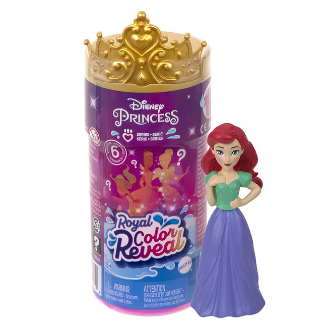 Disney 迪士尼 迷你公主皇家系列 驚喜造型玩具, 1組, 多色