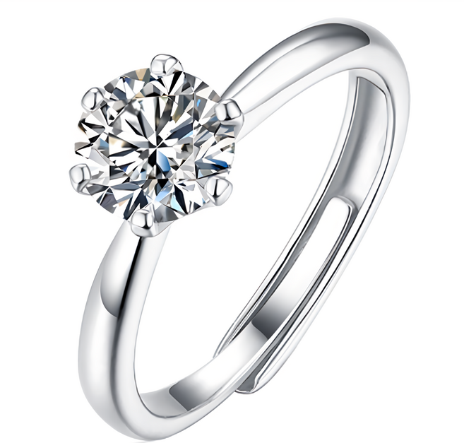 CF Diamond 女款 莫桑鑽 戒指