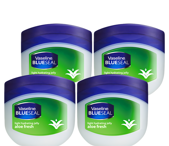 Vaseline 凡士林 潤膚膏, 100ml, 4罐, 蘆薈