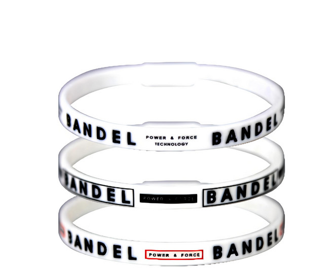 BANDEL Line 運動手環, 白色, 3個