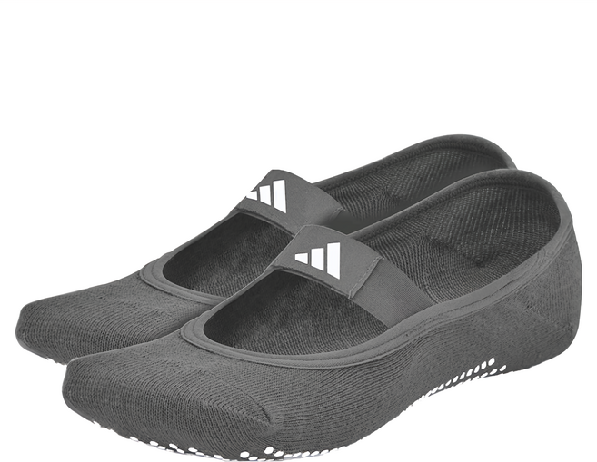 adidas 愛迪達 防滑透氣瑜珈襪