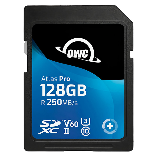 OWC Atlas Pro SD 記憶卡 SDXC UHS-II V60 OWCSDV60P0128, 128GB, 1個