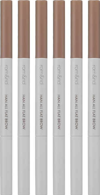 rom&nd 台灣公司貨 根纖扁頭眉筆W 0.17g, W3 Merry Blondy, 6件