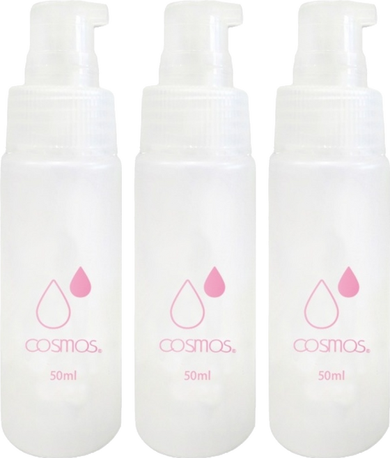 台灣 COSMOS 乳液瓶 50ml BC006, 透明色, 3個