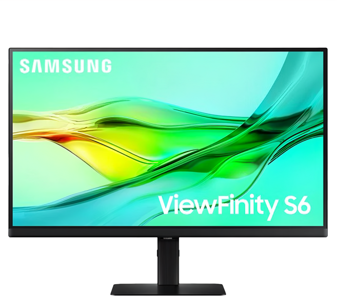 SAMSUNG 三星 創作者專業螢幕 24型 2K ViewFinity S6 IPS/Type-C/90W/sRGB 99%/可升降旋轉, 24吋, S24D604UAC, 1台