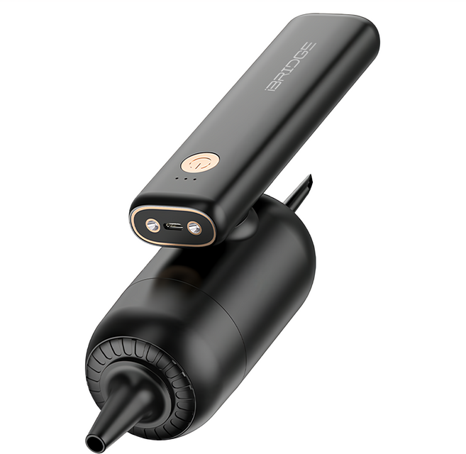 iBRIDGE 無線迷你多功能照明吸塵器 IBCA001 169 x 60 x 87mm, 暗夜黑