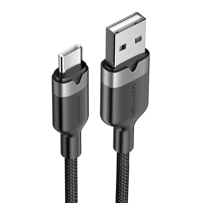 VEnTIOn 威迅 CTN USB-A-USB-C 充電線, 黑色, 2m, 1條