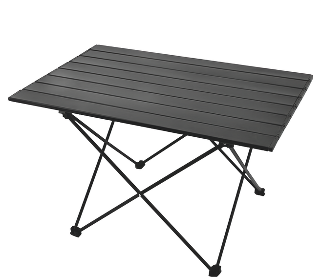 鋁合金露營折疊桌, 黑色