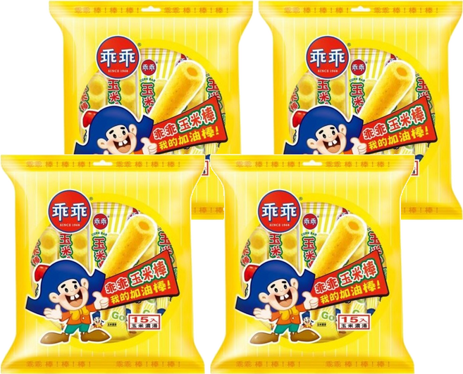 乖乖 玉米棒 玉米濃湯 15入, 105g, 4袋