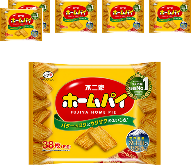 FUJIYA 不二家 奶油風味千層派, 190g, 6袋
