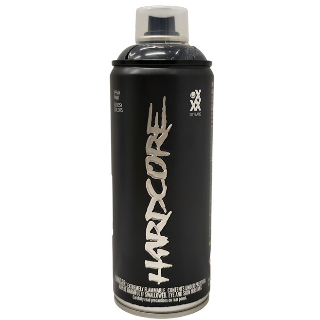 MTN HARDCORE 塗鴉噴漆, 煤灰色, 400ml, 1入
