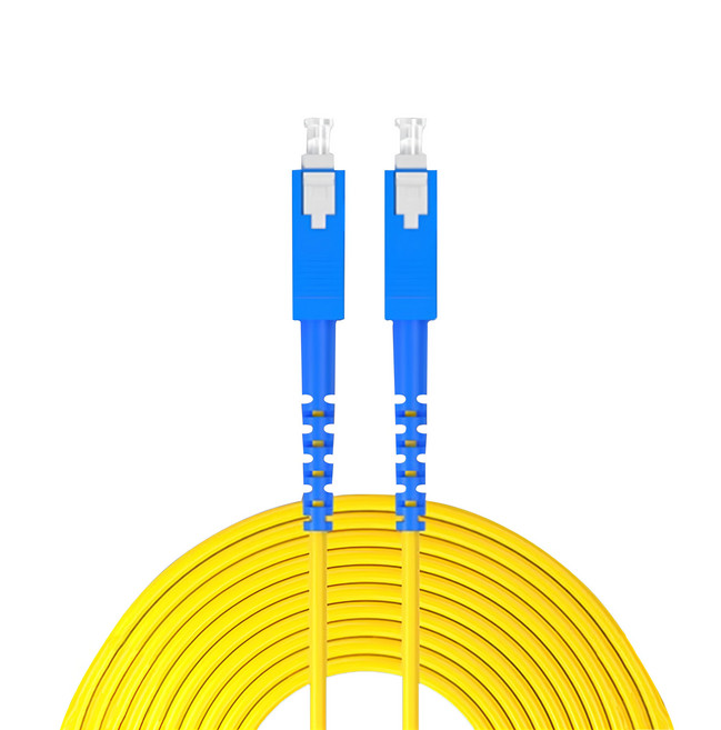山澤 工程電信級單模單芯光纖跳線, 3m, 單芯光纖跳線 黃色 + 藍色, 1條