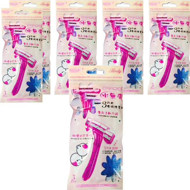 DORCO 多可樂客 3刀片除毛刀 LT0002-3, 3支, 6組