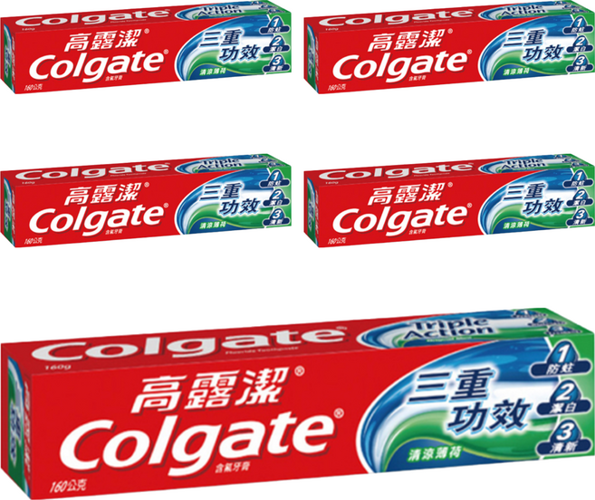 Colgate 高露潔 三重功效 含氟牙膏 清涼薄荷