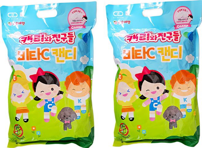 어린이 캐리와친구들 비타민C 유아비타민, 1000정, 1개