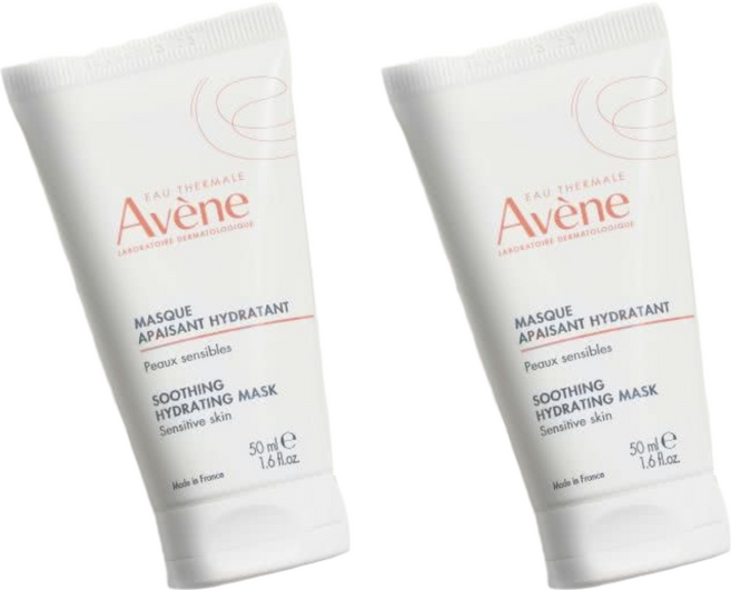 Avene 雅漾 賦活透亮乳霜面膜 50ml, 1條, 2條