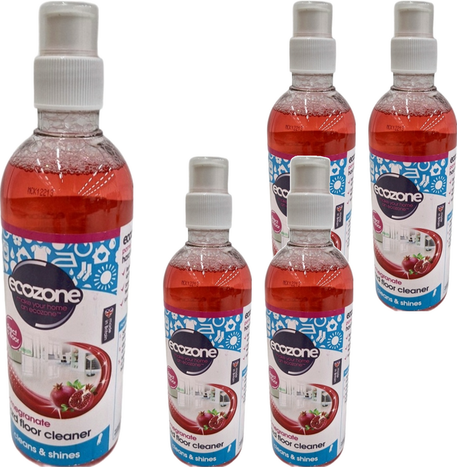 ecozone 愛潔森 地板清潔劑 石榴果香, 500ml, 5瓶