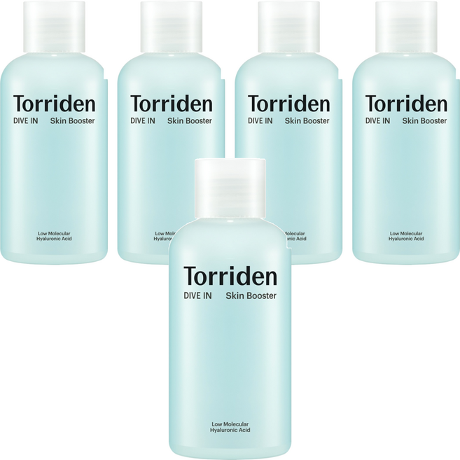 Torriden 台灣公司貨 5D微分子玻尿酸持久保濕精華液, 200ml, 5瓶