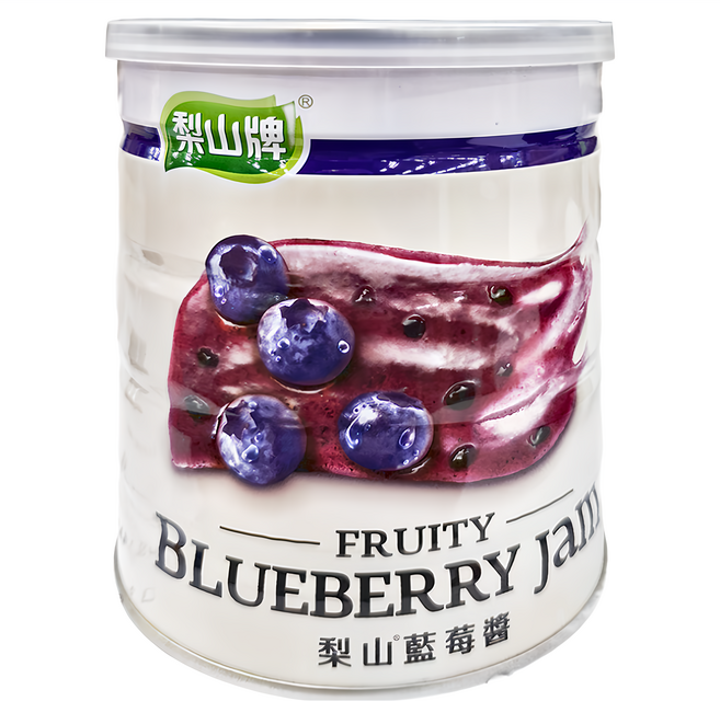 梨山牌 藍莓果醬, 900g, 1罐