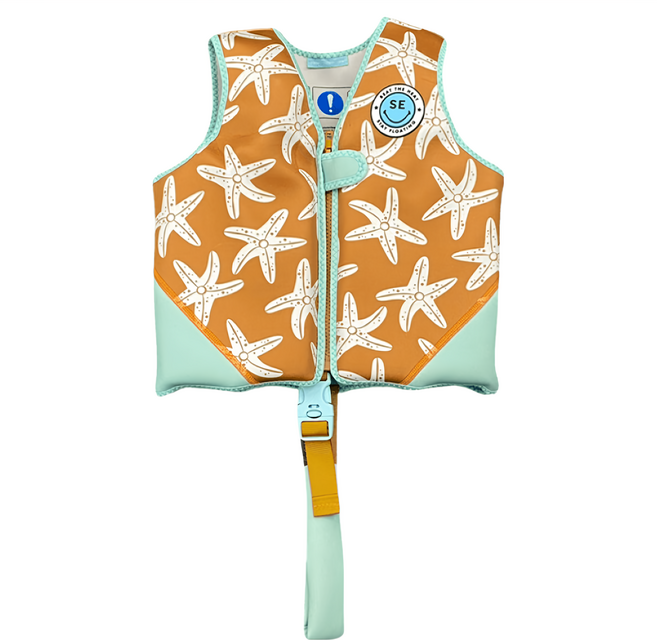 SWIM ESSENTIALS 荷蘭 兒童游泳漂浮背心, Sea Star 神秘海星, 1件